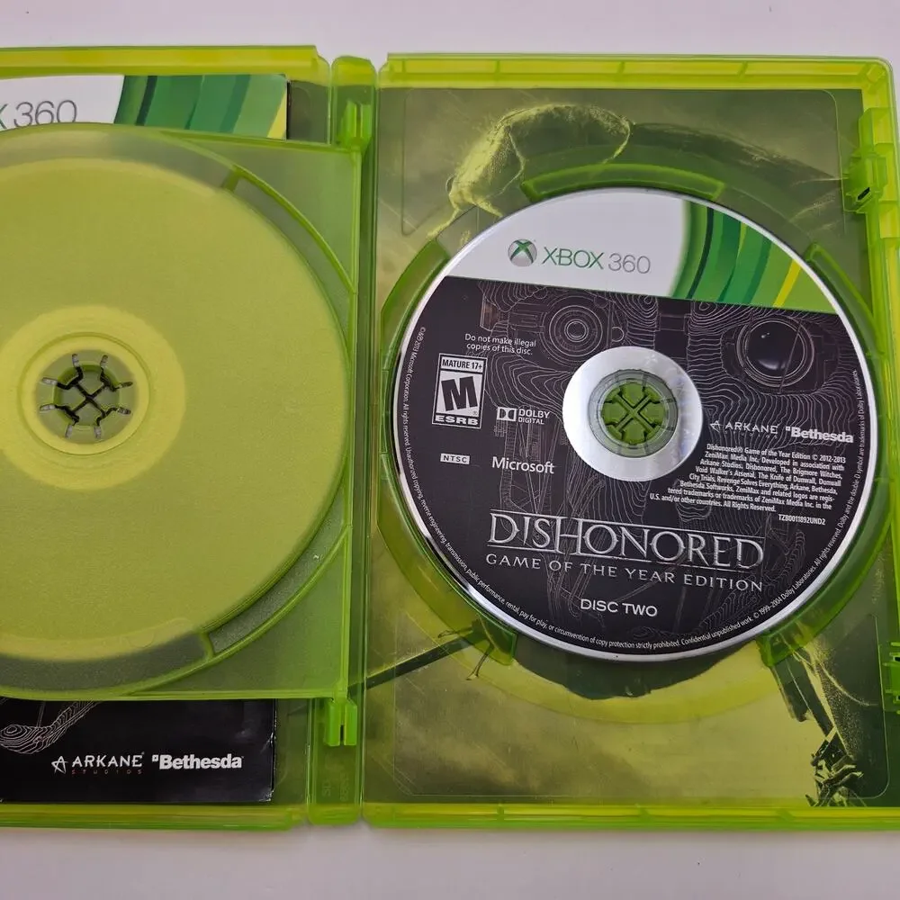 XBOX 360 DISHONORED GAME OF THE YEAR EDITION GREAT CONDITION